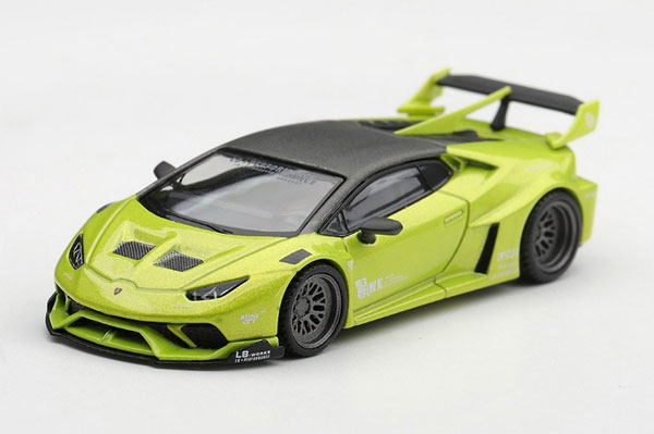 1/64 ランボルギーニ ウラカン LB☆WORKS ライムメタリック(右ハンドル