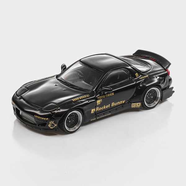1/64 マツダ RX7 FD Rocket Bunny ブラック[MODEL MODEL]《02月仮予約》