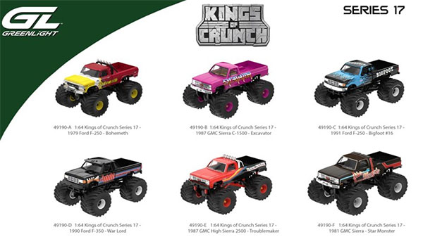 1/64 Kings of Crunch Series 17 6種セット[グリーンライト]《03月仮