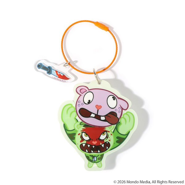 ハッピーツリーフレンズ 丸見え！キーホルダー フリッピー[ナタリー
