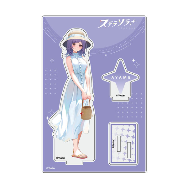 ステラソラ 描き下ろしアクリルスタンド(アヤメ/夏服)[カーテン魂