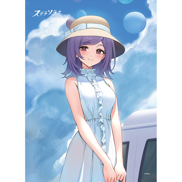 ステラソラ 描き下ろしB2タペストリー(アヤメ/夏服)Wスエード[カーテン