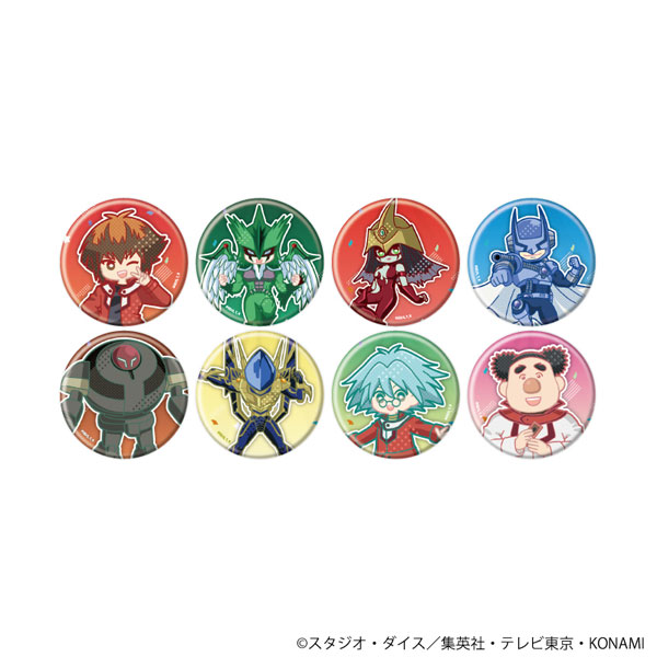 缶バッジ「遊☆戯☆王デュエルモンスターズGX」14/POP Artイラスト 8個