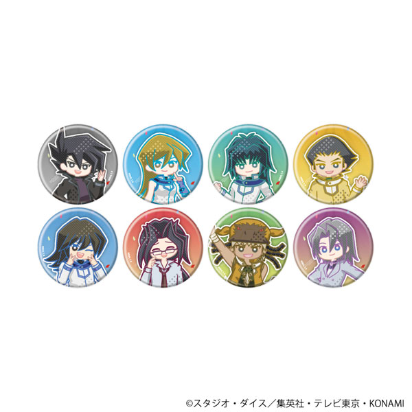 缶バッジ「遊☆戯☆王デュエルモンスターズGX」15/POP Artイラスト 8個