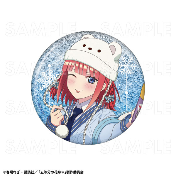 TVスペシャルアニメ『五等分の花嫁*』 76mmグリッター缶バッジ [中野二