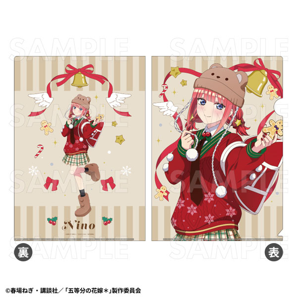 五等分の花嫁　中野二乃　クリスマス　ランチョンマット TVスペシャルアニメ『五等分の花嫁*』 クリアファイル [中野二乃