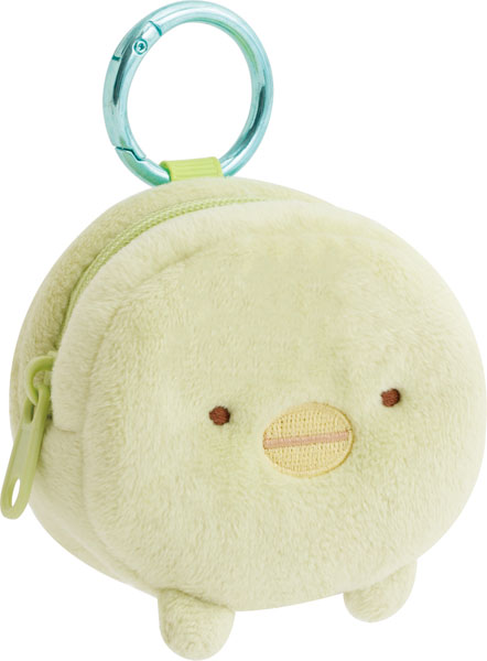 CA96502 すみっコぐらし ぬいぐるみミニポーチ ぺんぎん？
