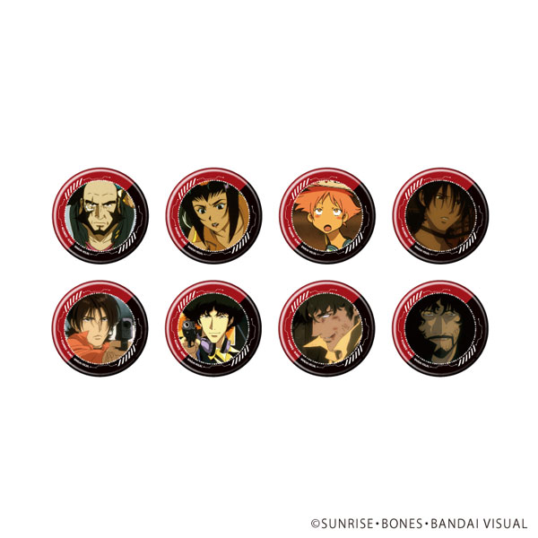 缶バッジ「COWBOY BEBOP 天国の扉」01/場面写イラスト 8個入りBOX[A3