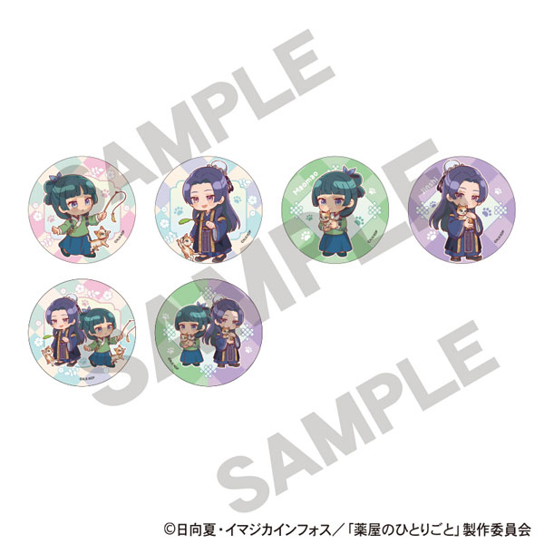 薬屋のひとりごと トレーディング缶バッジ 猫日和 6個入りBOX