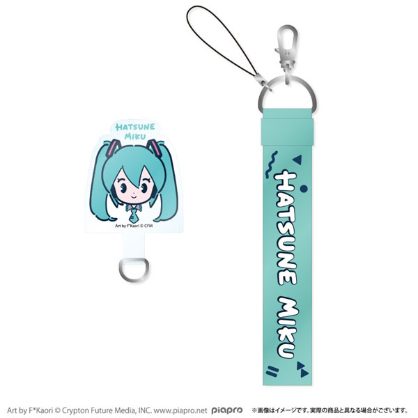 エナメルスマホストラップ(初音ミク)[G-CREWS]《10月予約》