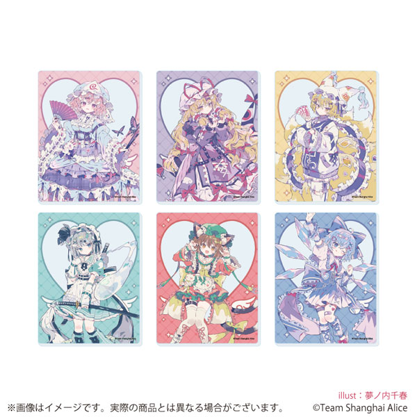 アクリルカード「東方Project」07/天使界隈ver. 描き起こしイラスト 6