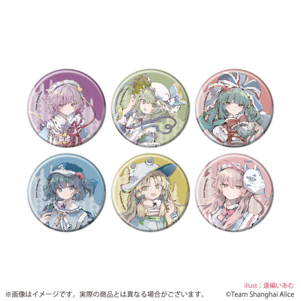 缶バッジ「東方Project」15/天使界隈ver. 描き起こしイラスト 6個入り