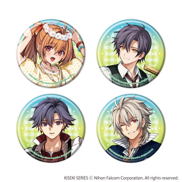 缶バッジ「軌跡シリーズ」07/ピクニックver. 描き起こしイラスト 4個