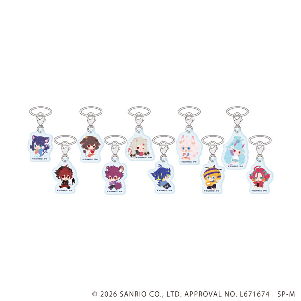 アンブレラマーカー「SHOW BY ROCK！！」03/ミニキャライラスト 10個入りBOX