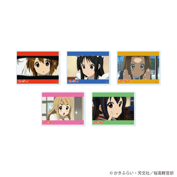 アクリルカード「TVアニメ『けいおん!』」01/場面写イラスト 5個入りBOX