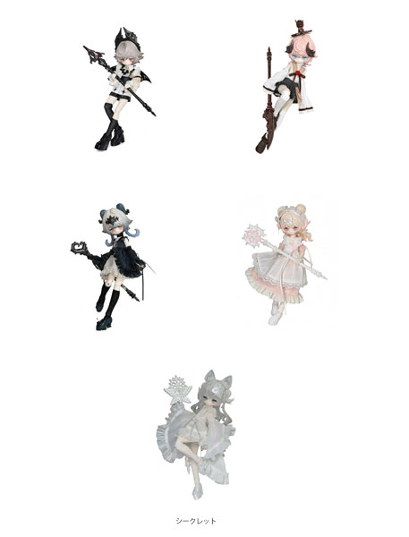 inedible doll Lunar Lore(ルナロア)2 古城に響く遠い記憶シリーズ トレーディングドール 4個入りBOX[inedible doll]《１２月仮予約》