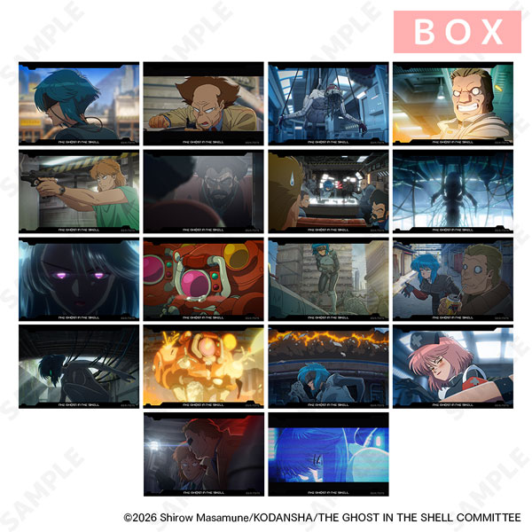 攻殻機動隊 THE GHOST IN THE SHELL トレーディングブロマイド[OP](3枚1組) 6個入りBOX