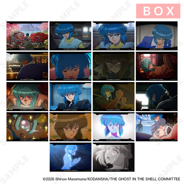 攻殻機動隊 THE GHOST IN THE SHELL トレーディングブロマイド[本編](3枚1組) 6個入りBOX