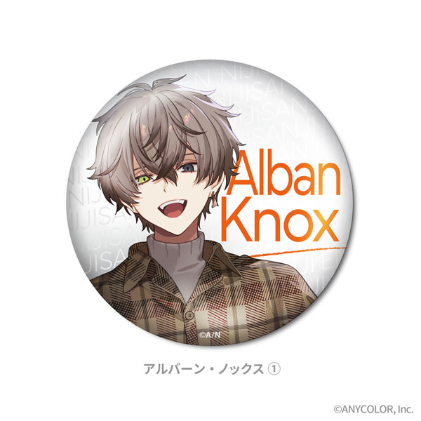 NIJISANJI EN AUTUMN STYLE COLLECTION ホログラム缶バッジ Alban Knox（1）