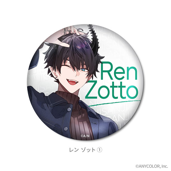 NIJISANJI EN AUTUMN STYLE COLLECTION ホログラム缶バッジ Ren Zotto（1）