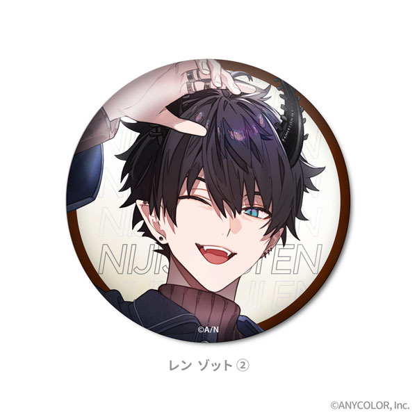 NIJISANJI EN AUTUMN STYLE COLLECTION ホログラム缶バッジ Ren Zotto（2）