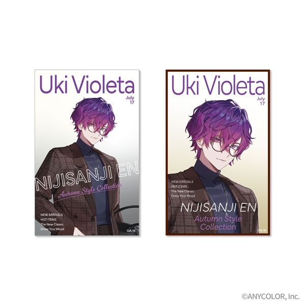 NIJISANJI EN AUTUMN STYLE COLLECTION フォト風カード2枚セット Uki Violeta