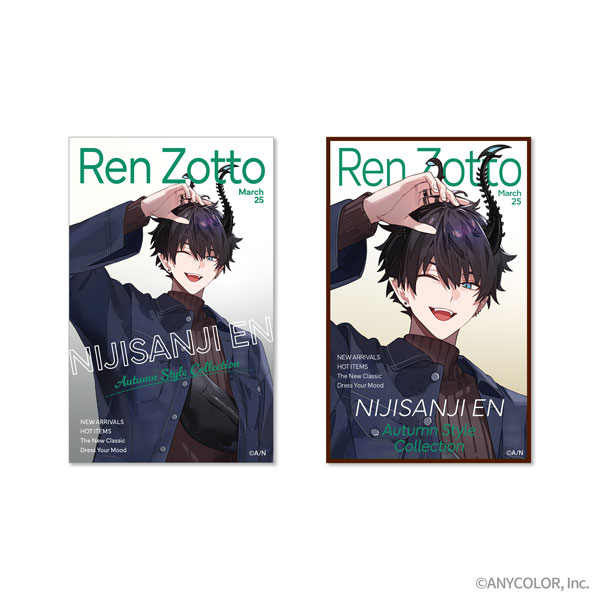 NIJISANJI EN AUTUMN STYLE COLLECTION フォト風カード2枚セット Ren Zotto