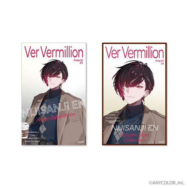 NIJISANJI EN AUTUMN STYLE COLLECTION フォト風カード2枚セット Ver Vermillion
