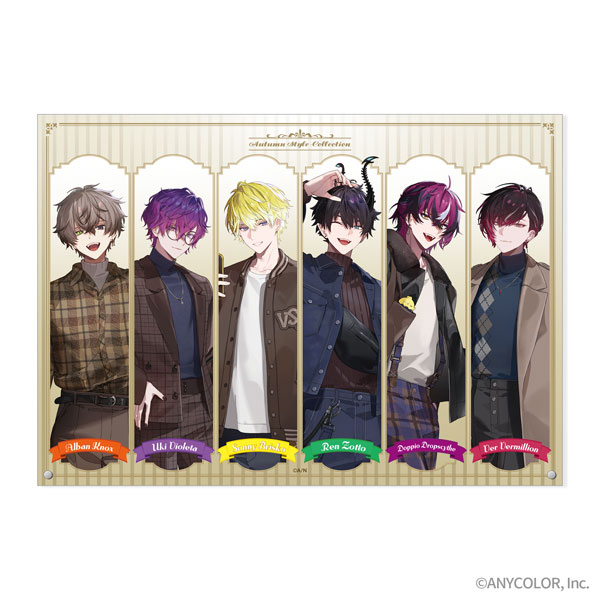 NIJISANJI EN AUTUMN STYLE COLLECTION BIGアクリルパネル 集合