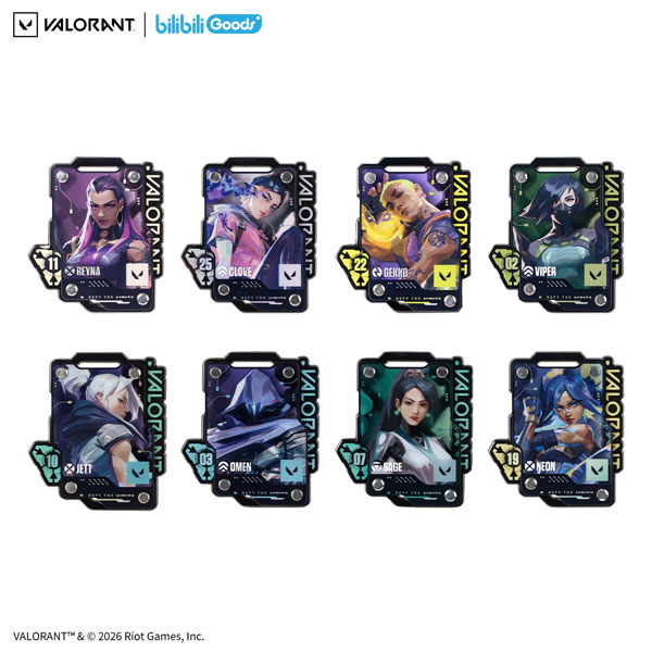 VALORANT ヴァロラント ピンバッジ 8個入りコンプリートBOX