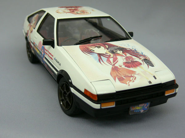 アオシマ痛車　トゥハート2 スプリンタートレノ　リトルバスターズ RX7 2個 Amazon | 青島文化教材社 1/24 痛車 No.02 To Heart2 AE86