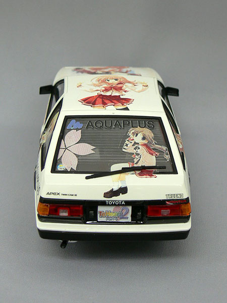 アオシマ痛車　トゥハート2 スプリンタートレノ　リトルバスターズ RX7 2個 アオシマ痛車 トゥハート2 スプリンタートレノ リトルバスターズ