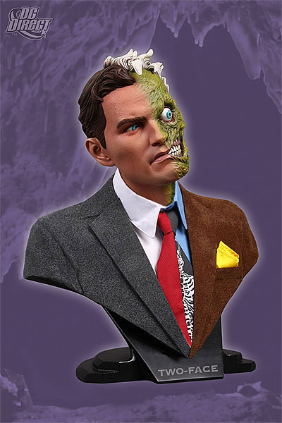 DCダイレクト　トゥーフェイス　バスト バットマン トゥーフェイス 1/2スケールバスト 単品[DCダイレクト