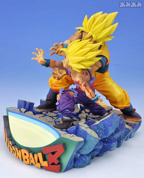 ドラゴンボールZ 劇的造形神化 ドラマティックディオラマ 親子かめはめ波 本物？造形神化 劇的ディオラマ 親子かめはめ波 : フィギュア