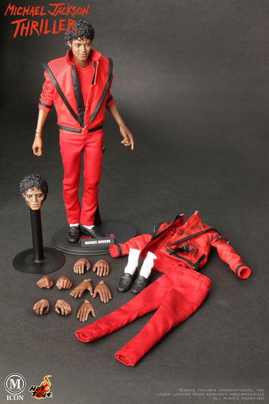 HOT TOYS　1/6 マイケル・ジャクソン （スリラー版）　フィギュア Amazon | マイコン 1/6スケール フィギュア マイケル