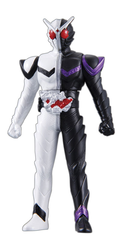 バンダイ ソフビヒーロー仮面ライダー 登場！仮面ライダーアクセル編 9点廃盤食玩 ソフビヒーロー 仮面ライダーW（ダブル） -登場！！仮面ライダー