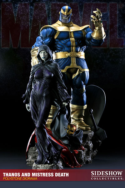 マーベル ジオラマスタチュー サノス＆ミストレス・デス 完成品 単品