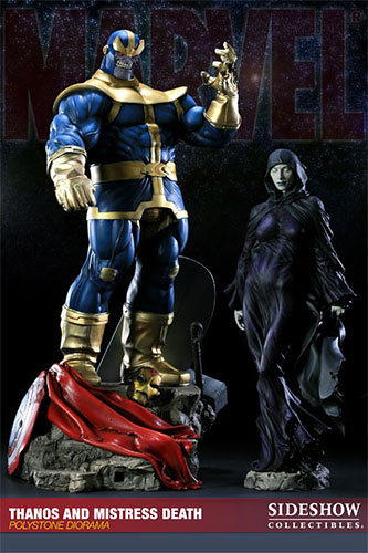 マーベル ジオラマスタチュー サノス＆ミストレス・デス 完成品 単品