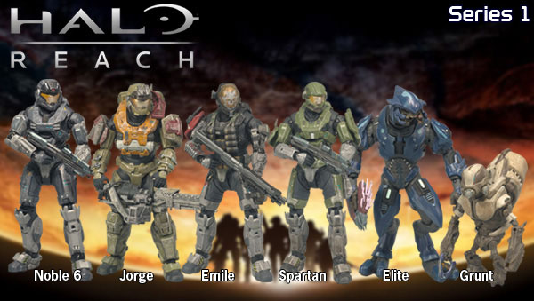 Halo：Reach(ヘイロー リーチ) アクションフィギュア シリーズ1
