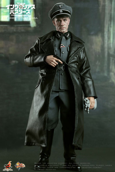 ホットトイズ　ハンス・ランダ大佐　1/6フィギュア【中古・難あり】 Movie Masterpiece 1 / 6 Figure: Inglourious Basterds (SS Colonel