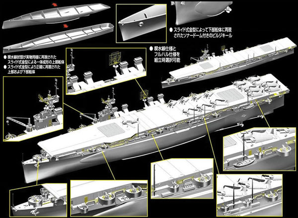 ドラゴンモデル プラモデル 1/350 U.S.S.航空母艦 インディペンデンス CVL-22(スマートキット)[スカイネット]《在庫切れ》