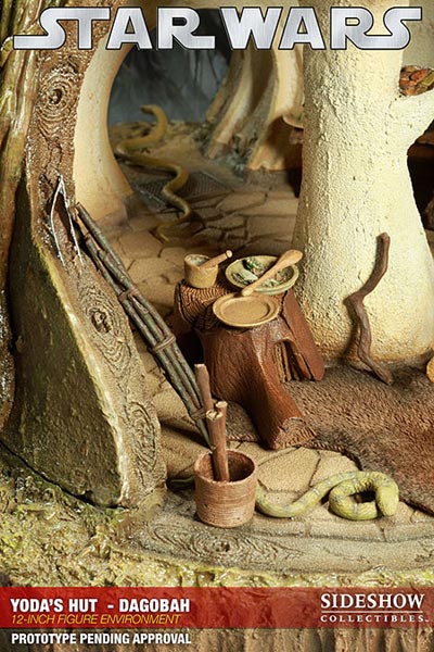 スター・ウォーズ 1/6スケールフィギュア ヨーダのダゴバ住居