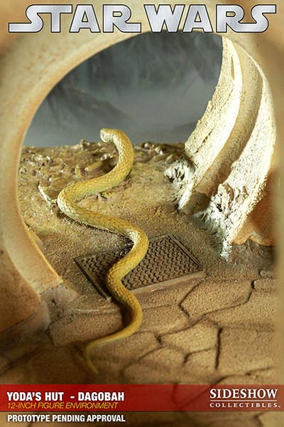 サイドショウ　ヨーダのダゴバ住居 スター・ウォーズ 1/6スケールフィギュア ヨーダのダゴバ住居