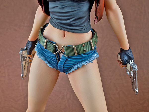 ニューライン ブラックラグーン レヴィ 二丁拳銃 1/5.5 フィギュア ニューライン BLACK LAGOON 1/5.5 レヴィ 二挺拳銃ver. ポリ
