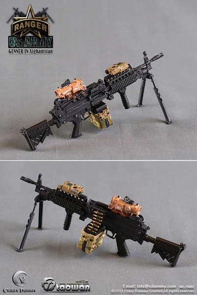 輝く高品質な 1/6 アクションフィギュア 機関銃手 米陸軍レンジャー連隊 ミリタリー