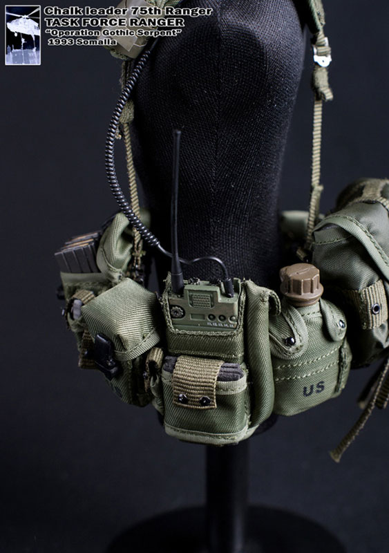 専用1/6 チョーク・リーダー 75th Ranger 1993 ソマリア アメリカ軍 第75レンジャー連隊チョーク・リーダー(モガディシュ