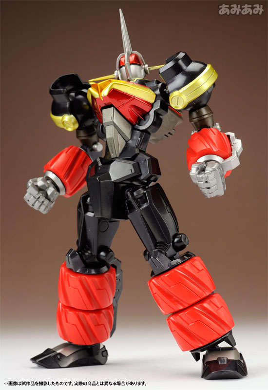 オレンジのロボットフィギュア THE GATTAI Fighbird Action Figure (The Brave Fighter of Sun
