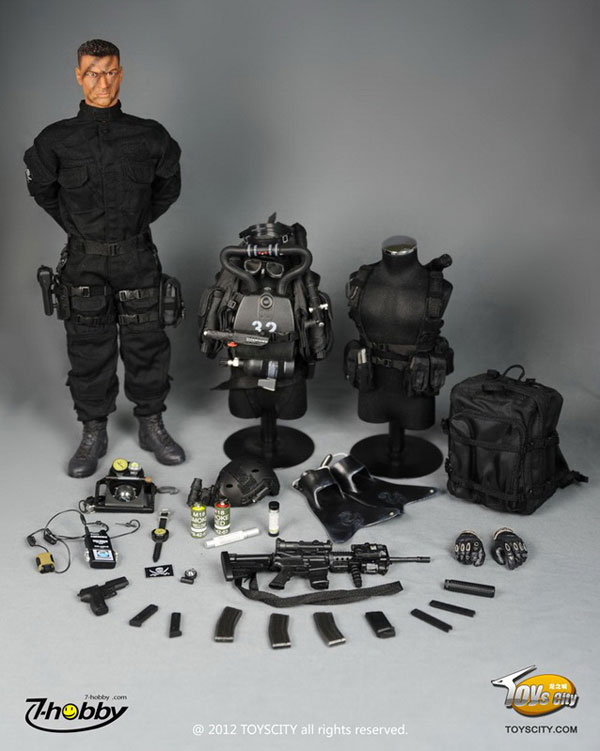 アクションフィギュア 1/6 U.S. NAVY SEAL コンバットダイバー (SEAL 