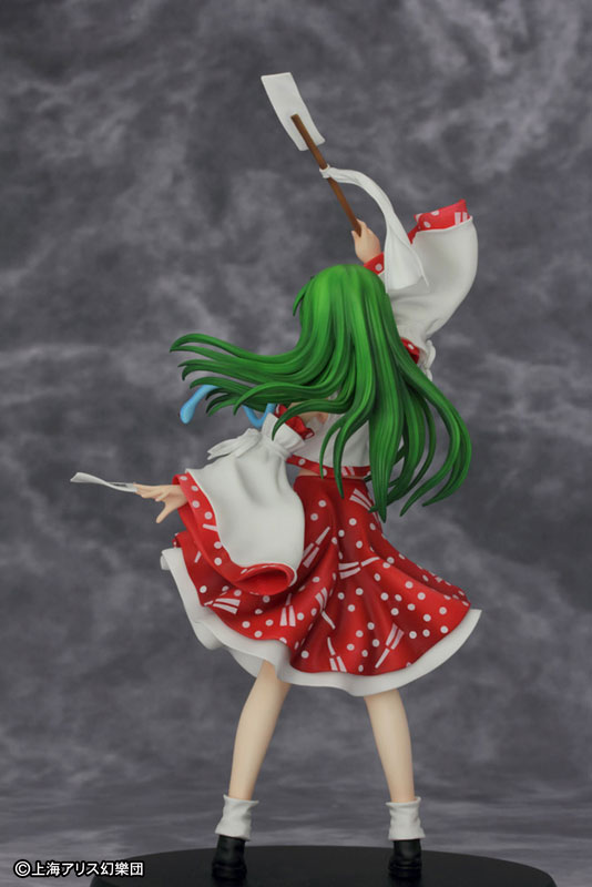 東風谷早苗 祀られる風の人間 スケールフィギュア　グリフォンエンタープライズ FIG]祀られる風の人間 東風谷 早苗(こちや さなえ) 東方