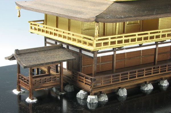 金　日本建築模型 鹿苑寺 金閣 (プラモデル) - ホビーサーチ ミリタリープラモ